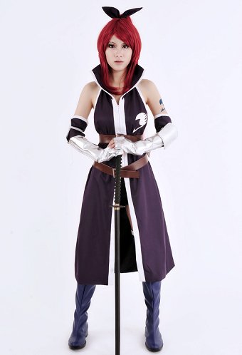 Fairy Tail フェアリーテイル エルザ·スカーレット コスプレ 衣装
