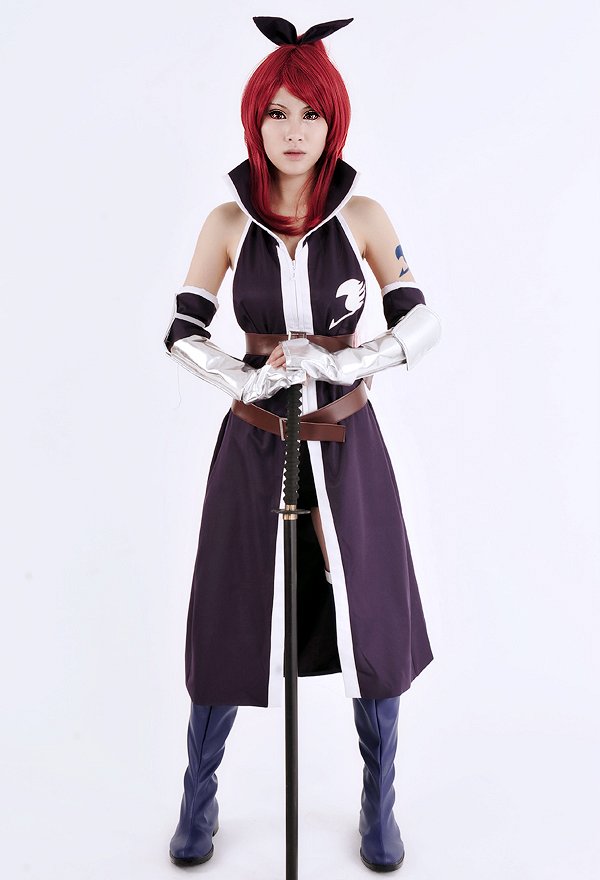Fairy Tail フェアリーテイル エルザ·スカーレット コスプレ 衣装