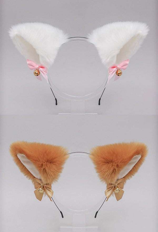 女性狐耳 ヘアバンド ヘアフープ コスプレアクセサリー