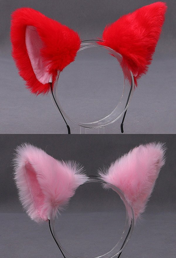 女性狐耳 ロリータ 髪飾り ヘアクリップ コスプレアクセサリー 女性狐耳 ロリータ 髪飾り ヘアクリップ コスプレアクセサリー