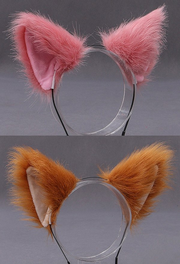 女性狐耳 ロリータ 髪飾り ヘアクリップ コスプレアクセサリー 女性狐耳 ロリータ 髪飾り ヘアクリップ コスプレアクセサリー
