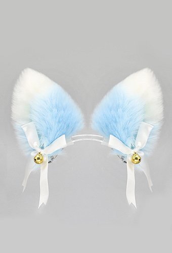 和風 ロリータ ぬいぐるみ風  ヘアクリップ ハロウィン コスプレ 獣耳クリップ