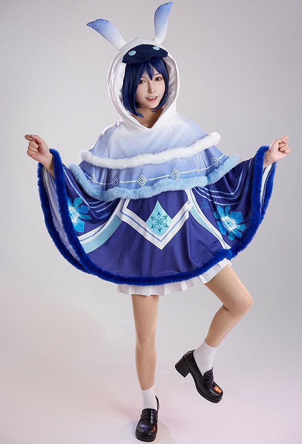 原神 アビスの魔術師・氷 コスプレ 衣装
