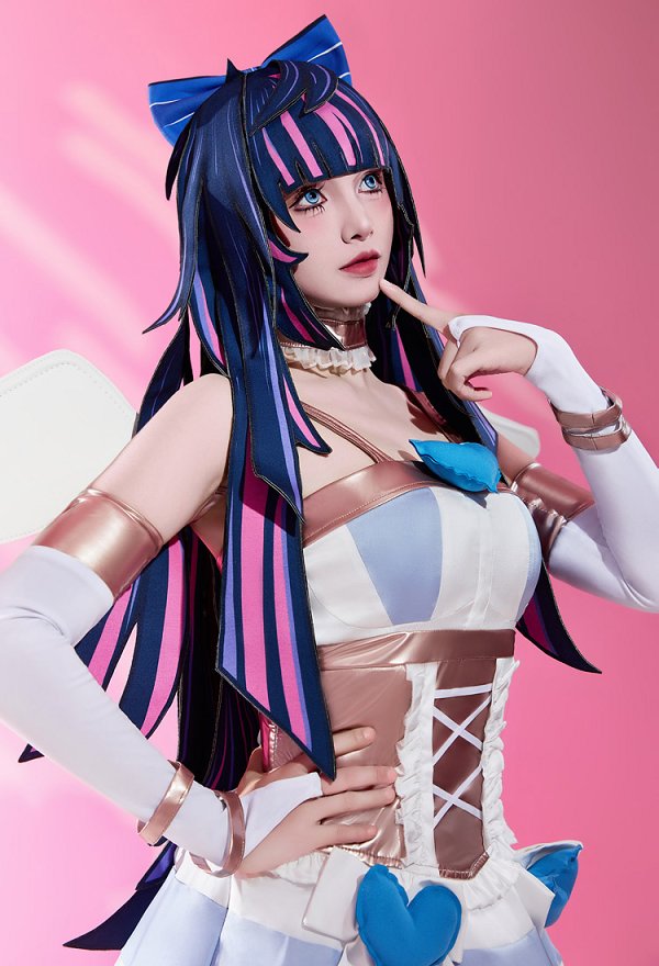 パンティ＆ストッキングwithガーターベルト ストッキング キャップウィッグ コスプレ 道具