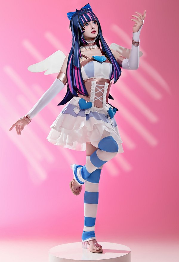 パンティ＆ストッキングwithガーターベルト ストッキング キャップウィッグ コスプレ 道具
