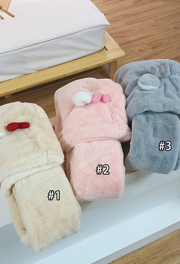 スカーフ枝角付き かわいい ぬいぐるみ 帽子 ふわふわ 動物 冬スキー帽子