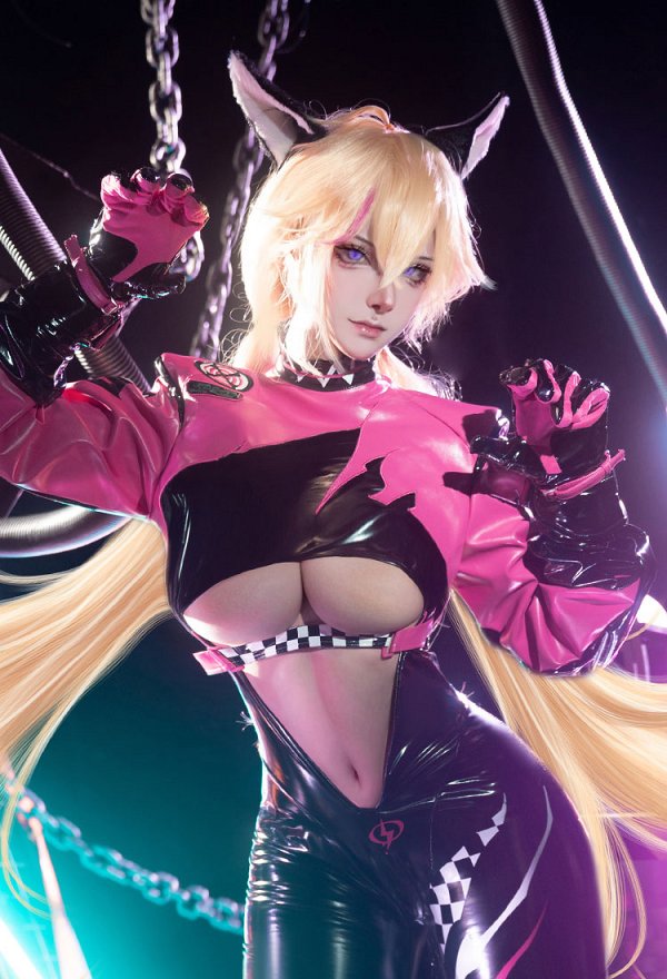 Muse Dash レーサー リン 耳と尻尾 コスプレ 道具