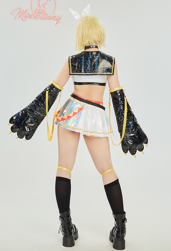 鏡音リン コスプレ 道具 黄色 獣爪手袋
