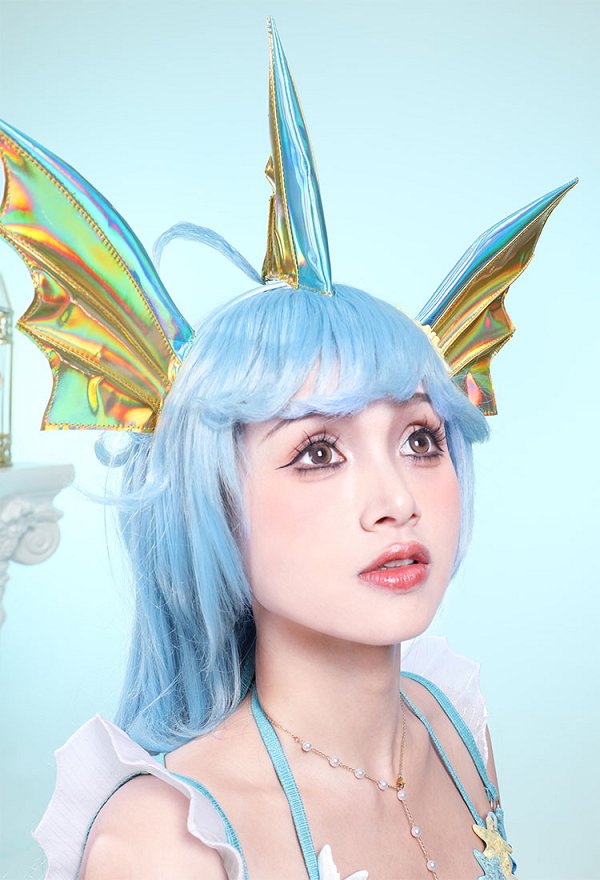 ポケモン シャワーズ コスプレ道具 セクシー アクセサリー 青色 ポケモン シャワーズ コスプレ道具 セクシー アクセサリー 青色