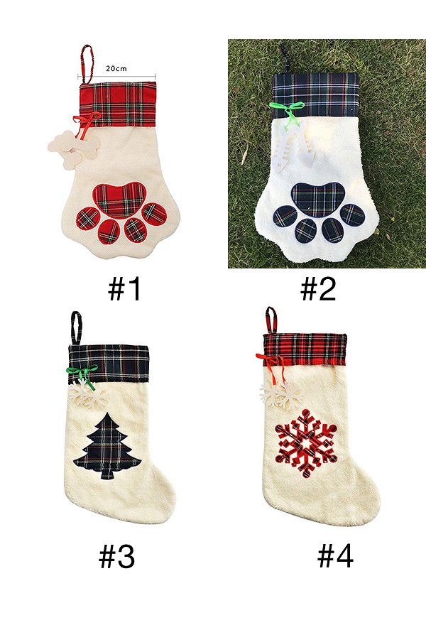 クリスマスストッキング かわいい クリスマス吊り下げストッキングデコレーション ギフトバッグ パーティー用品