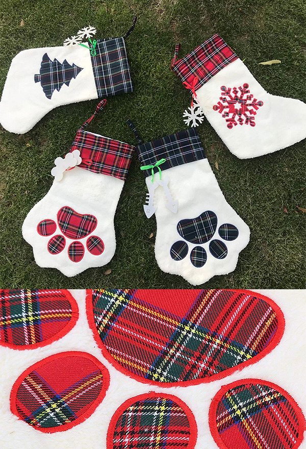 クリスマスストッキング かわいい クリスマス吊り下げストッキングデコレーション ギフトバッグ パーティー用品