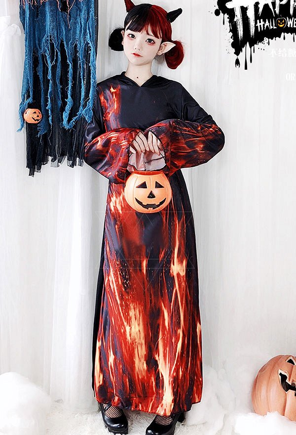 ハロウィン 地獄悪魔 コスプレ衣装 暗闇ゴシック魔女ドレス ハロウィン 地獄悪魔 コスプレ衣装 暗闇ゴシック魔女ドレス