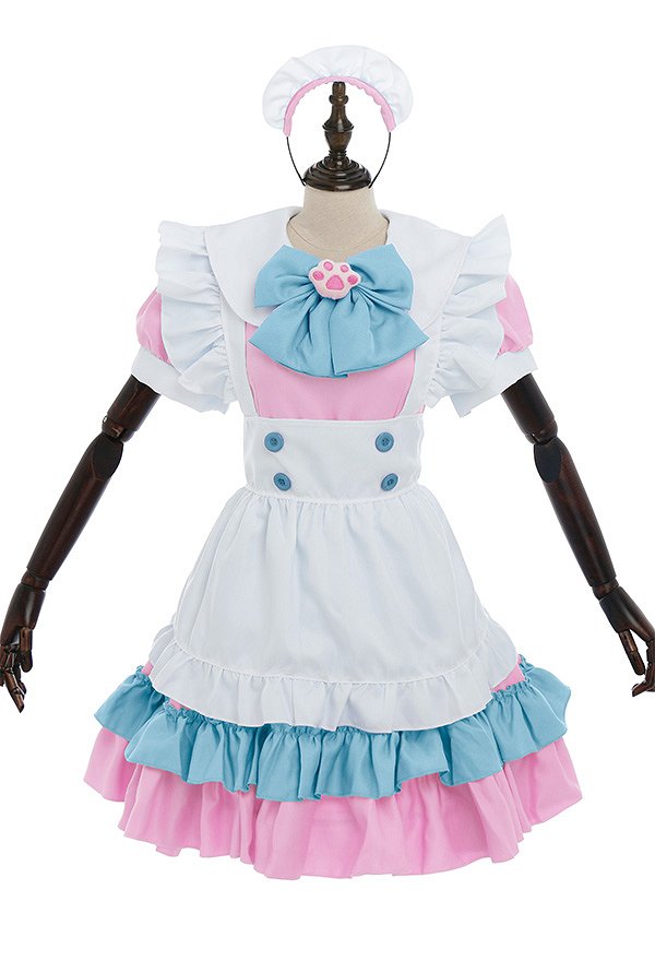カワイイ ネコ ロリータ メイド コスプレ 衣装 カワイイ ネコ ロリータ メイド コスプレ 衣装