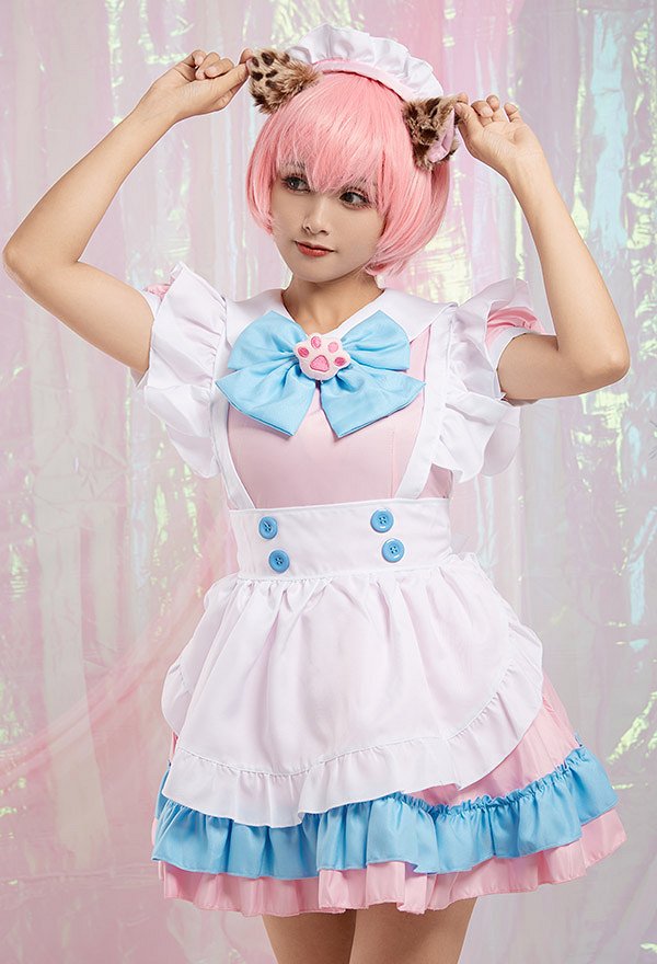 カワイイ ネコ ロリータ メイド コスプレ 衣装 カワイイ ネコ ロリータ メイド コスプレ 衣装