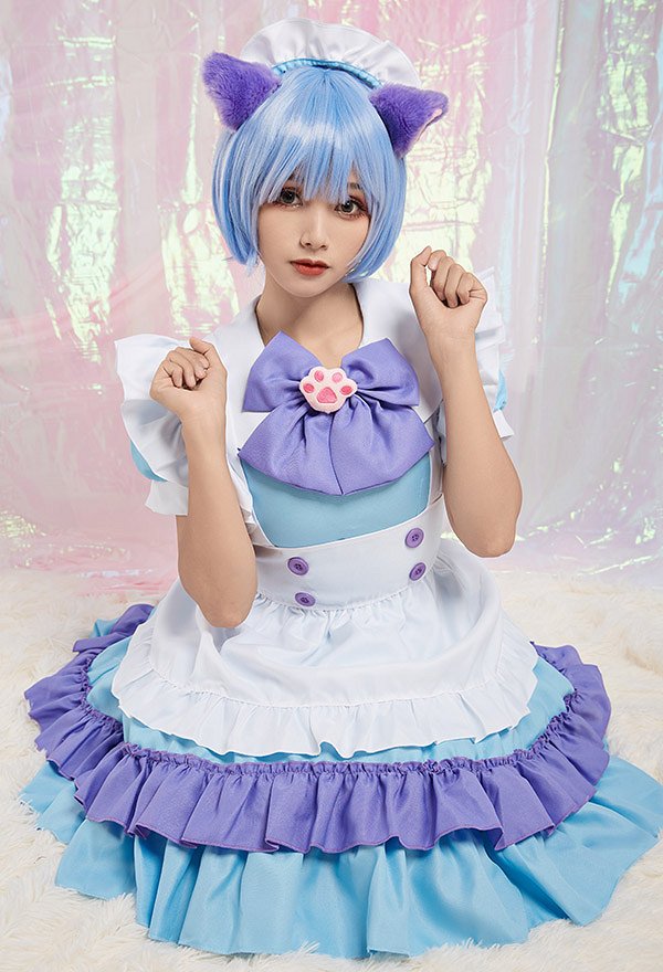カワイイ ネコ ロリータ メイド コスプレ 衣装 カワイイ ネコ ロリータ メイド コスプレ 衣装