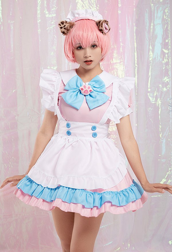 カワイイ ネコ ロリータ メイド コスプレ 衣装 カワイイ ネコ ロリータ メイド コスプレ 衣装
