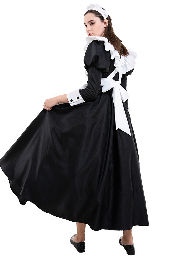 メイド コスプレ 衣装 長いドレス メイド コスプレ 衣装 長いドレス