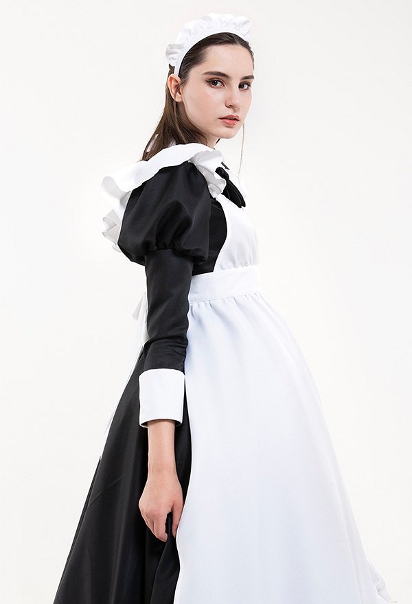 メイド コスプレ 衣装 長いドレス メイド コスプレ 衣装 長いドレス