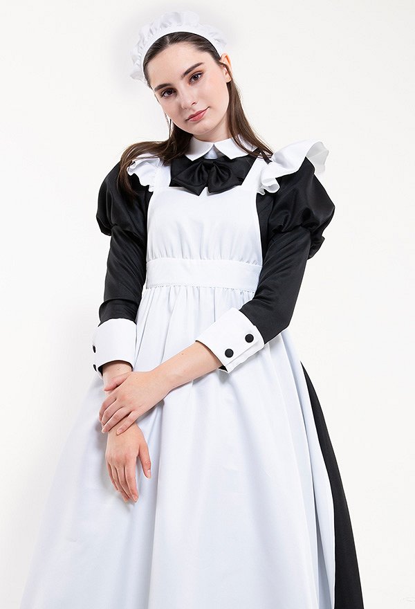 メイド コスプレ 衣装 長いドレス メイド コスプレ 衣装 長いドレス