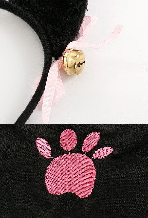 女性用 オープンチェスト 刺繍 ネコ 鍵穴 猫娘 セクシー ランジェリー セット 水着 アニメ コスプレ 女性用 オープンチェスト 刺繍 ネコ 鍵穴 猫娘 セクシー ランジェリー セット 水着 アニメ コスプレ