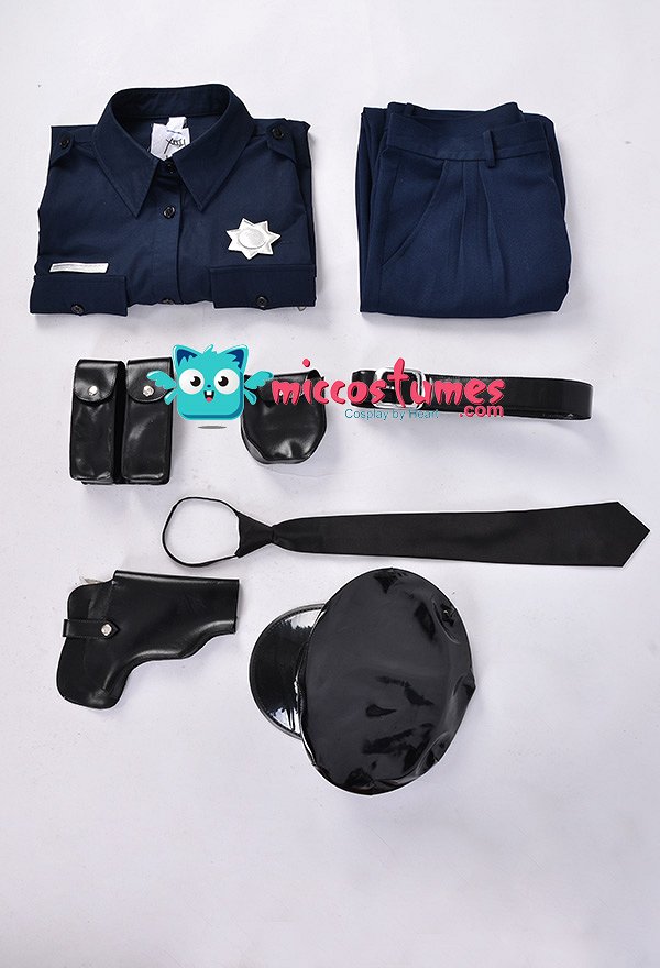 大人 警察官 コスプレ コスチューム 男性用 半袖 制服 帽子付き