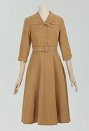 1950s ヴィンテージ レトロ Vネック ワンピース