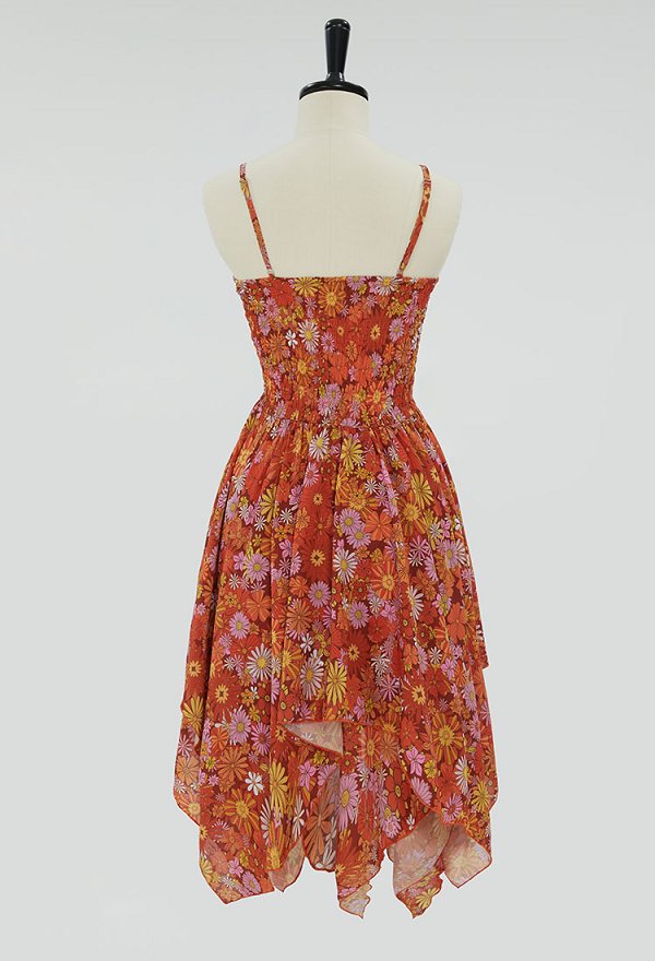 ヴィンテージ 1970s 女性用 花柄 ドレス