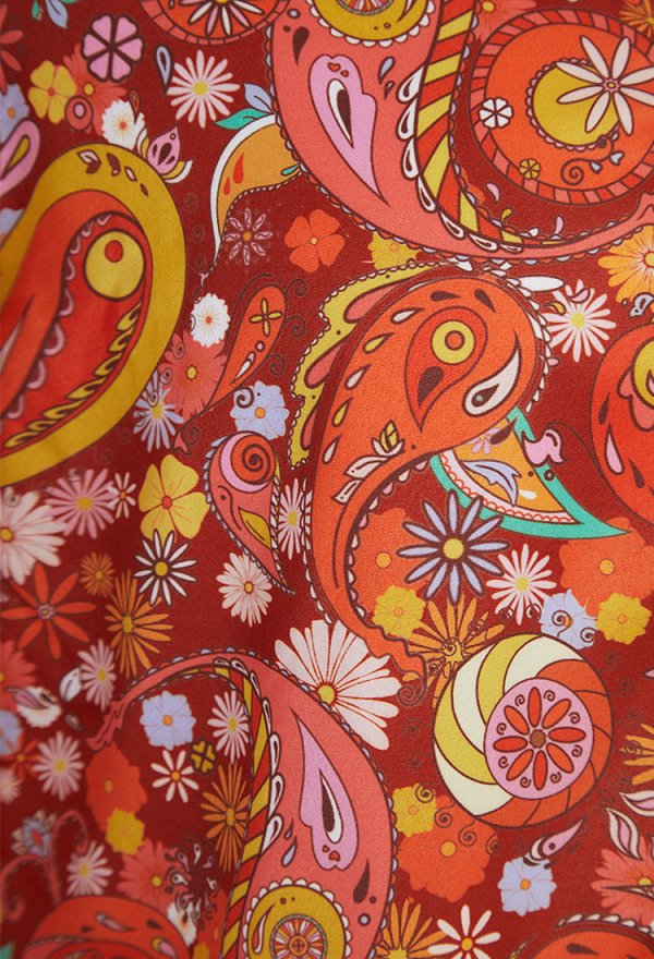 ヴィンテージ 1970s 男性用 花柄シャツ