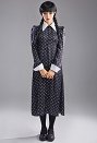 アダムス・ファミリー ウェンズデー コスプレ 衣装 ドレス