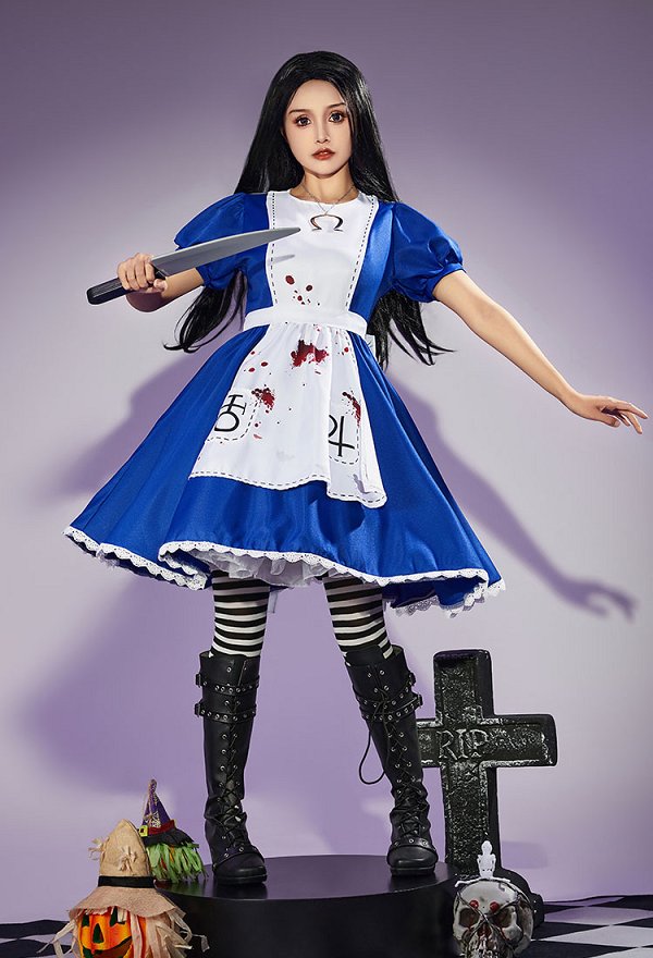 アリス マッドネス リターンズ アリス コスプレ 衣装 メイドドレス
