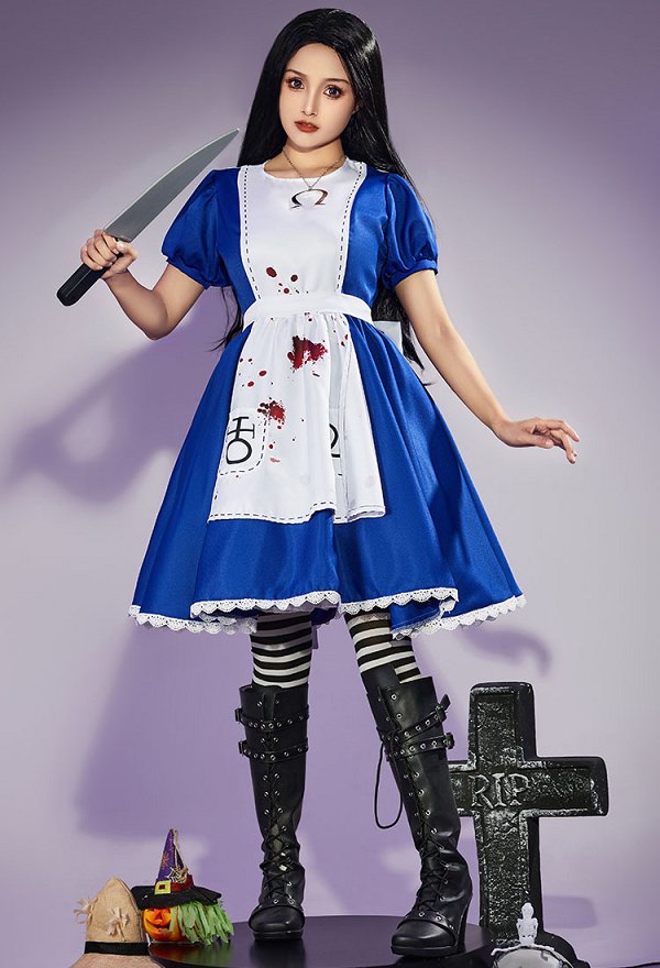 アリス マッドネス リターンズ アリス コスプレ 衣装 メイドドレス