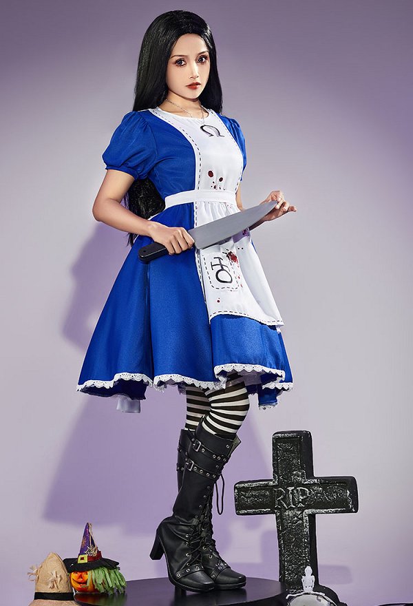 アリス マッドネス リターンズ アリス コスプレ 衣装 メイドドレス