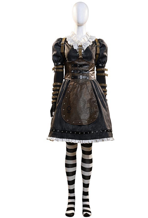 アリス マッドネス リターンズ アリス スチームパンク コスプレ 衣装 アリス マッドネス リターンズ アリス スチームパンク コスプレ 衣装