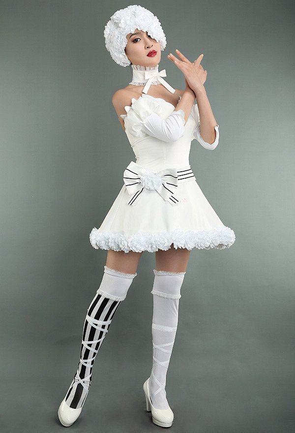 黒執事 ドール姫コスプレ衣装 白いドレス