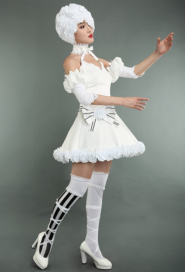 黒執事 ドール姫コスプレ衣装 白いドレス