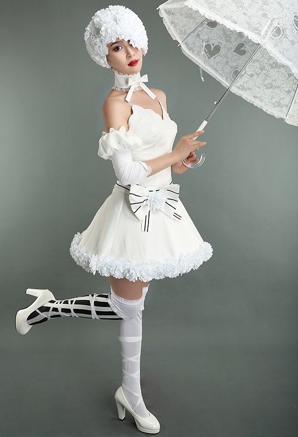 黒執事 ドール姫コスプレ衣装 白いドレス