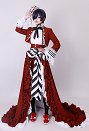 黒執事 シエル・ファントムハイヴ コスプレ 衣装 赤ドレス