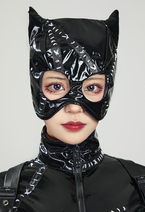 【更新版】スーパーヒロイン キャットウーマン コスプレ 衣装 ジャンプスーツ 【更新版】スーパーヒロイン キャットウーマン コスプレ 衣装 ジャンプスーツ
