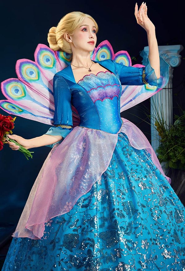 バービーアイランド プリンセス ローゼラ コスプレ 衣装