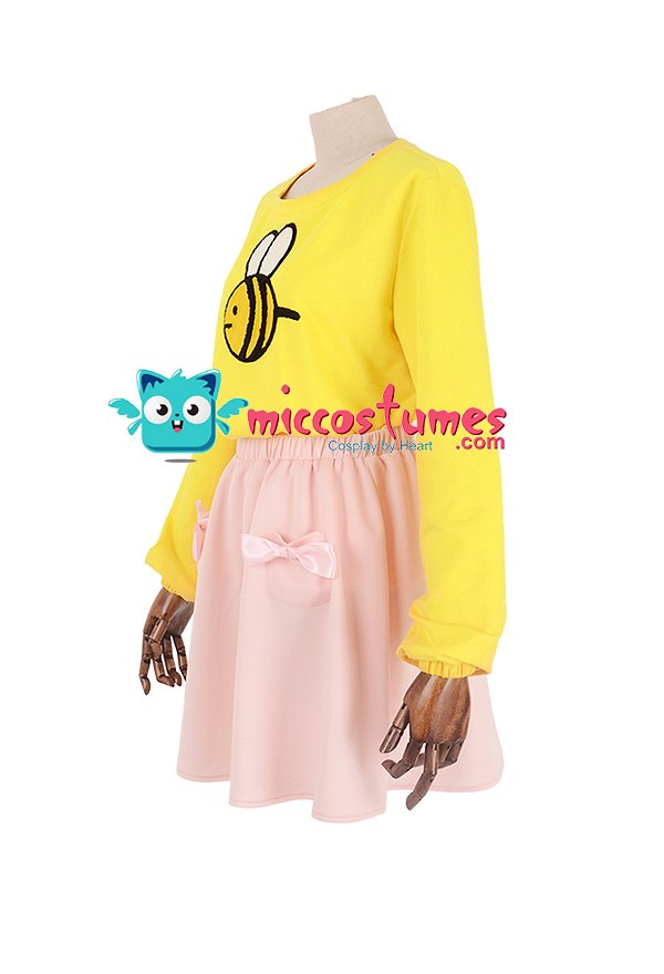 Bee and Puppycat ビーとパピーキャット ビー コスプレ 衣装　ピンクスカート