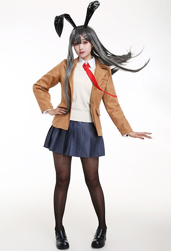 青春ブタ野郎シリーズ 桜島麻衣 コスプレ 衣装 jk制服