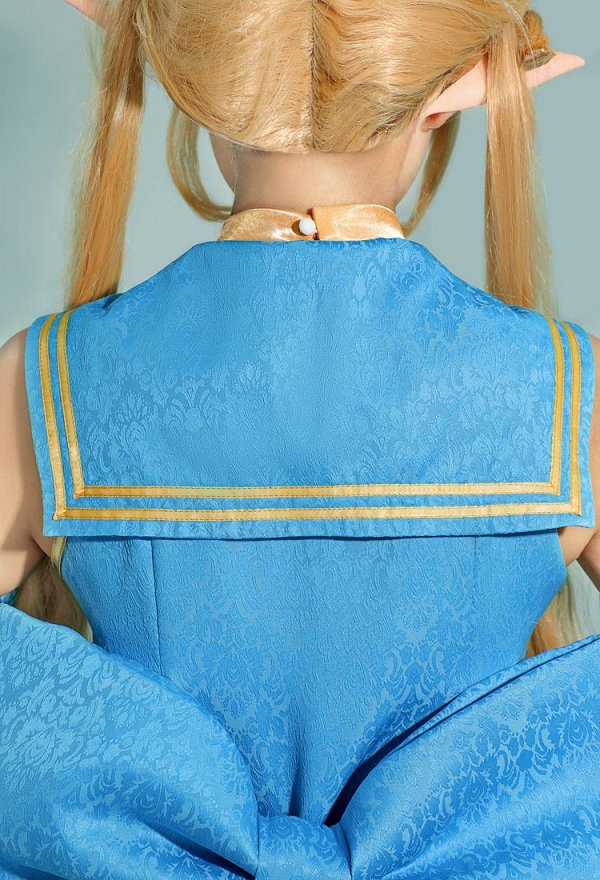 ゼルダ セーラー服 可愛い 洋服 ドレス 青色 ゼルダ セーラー服 可愛い 洋服 ドレス 青色