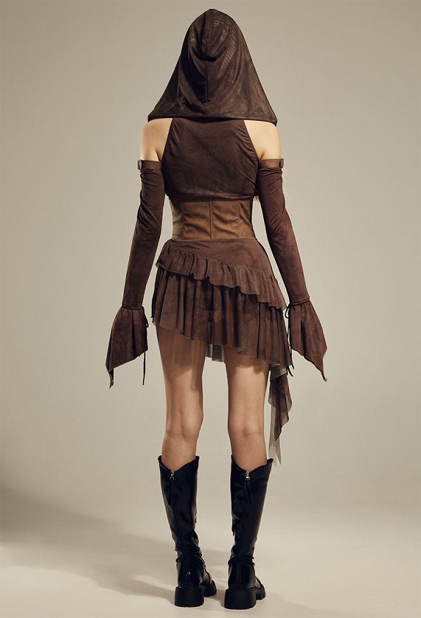 ウェイストランド ファッション デューン 砂の惑星 ドレス 洋服 黒色 ウェイストランド ファッション デューン 砂の惑星 ドレス 洋服 黒色