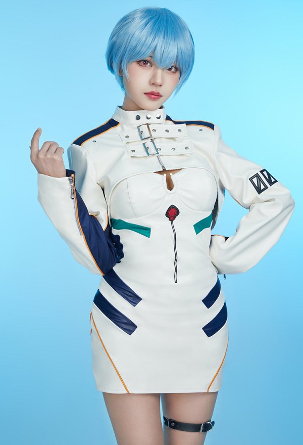 綾波レイ コスプレ 可愛い ワンピース 洋服 綾波レイ コスプレ 可愛い ワンピース 洋服