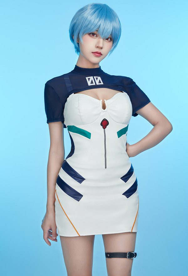 綾波レイ コスプレ 可愛い ワンピース 洋服 綾波レイ コスプレ 可愛い ワンピース 洋服