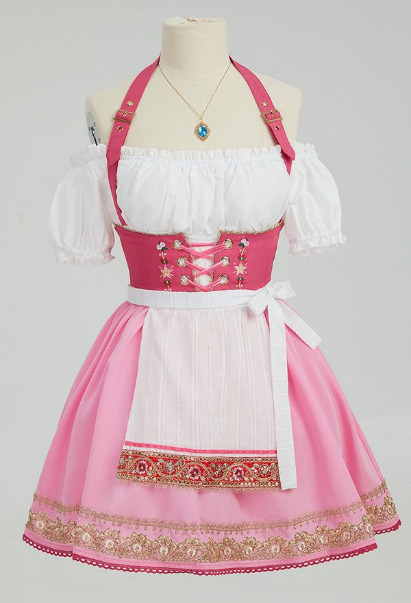 ピーチ姫 オクトーバーフェスト メイド服 同人衣装