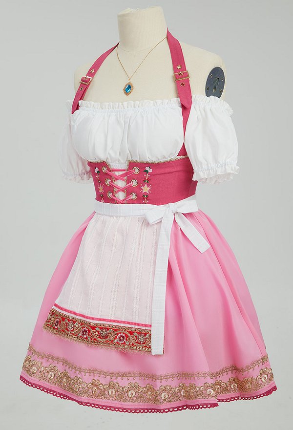 ピーチ姫 オクトーバーフェスト メイド服 同人衣装