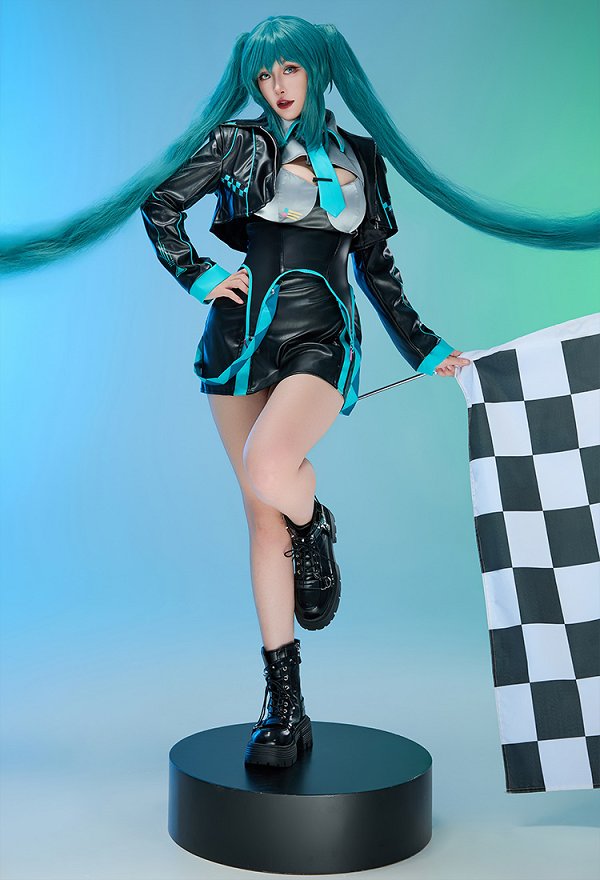 初音ミク レーシングスーツ コスプレ 衣装