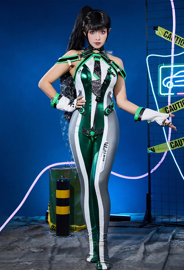 Stellar Blade ステラーブレイド イブ 緑色 プラネットダイブスーツ コスプレ 衣装