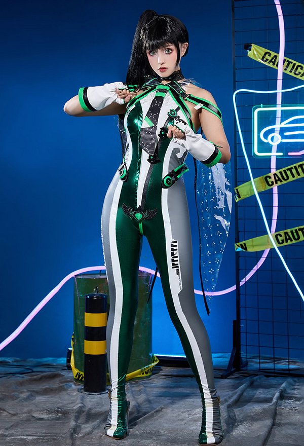 Stellar Blade ステラーブレイド イブ 緑色 プラネットダイブスーツ コスプレ 衣装